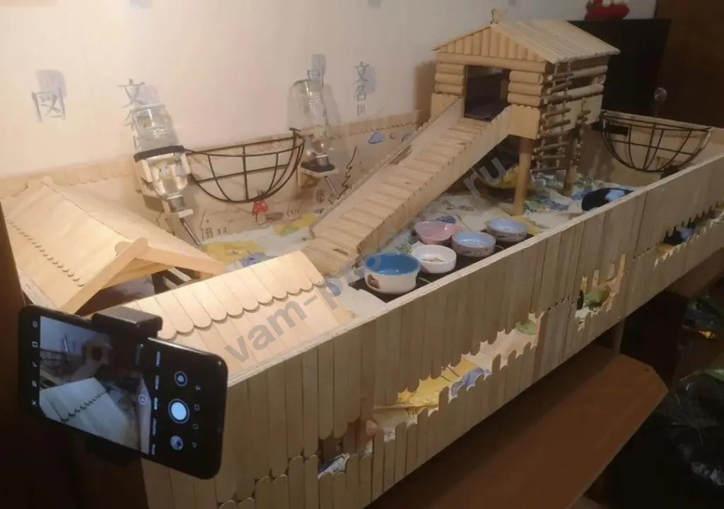 стеллаж загон для морских свинок