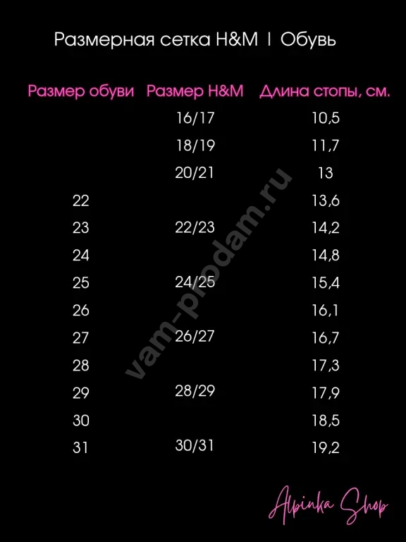 Ботинки демисезонные H&M 18,24