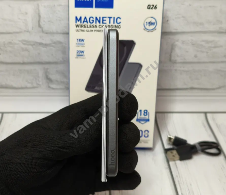 Беспроводные Повербанки MagSafe для Айфона и Андроид, 5000 mAh. Оригинал, Новые