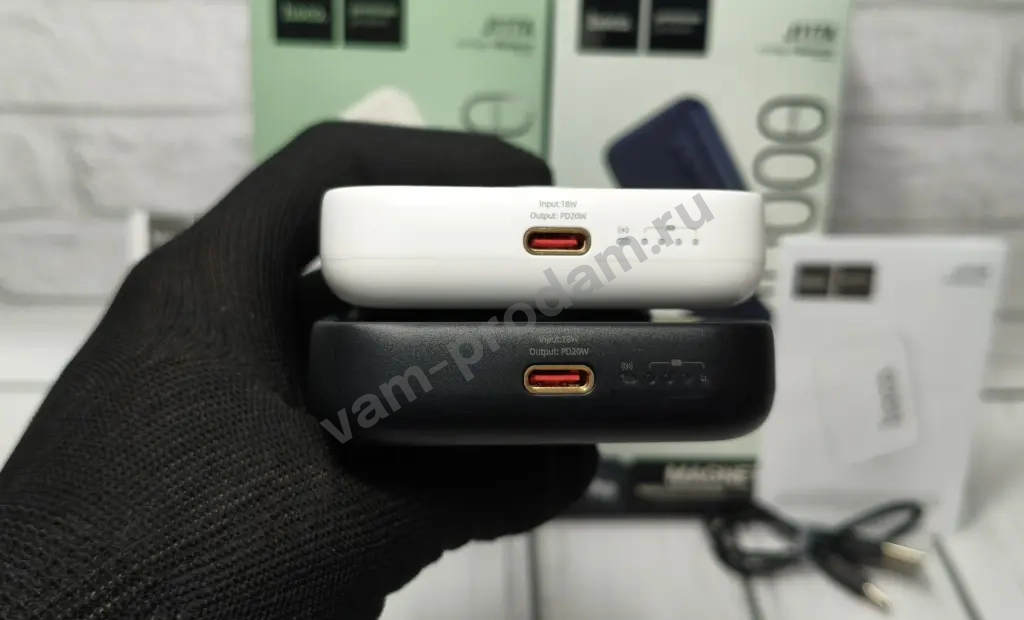 Повербанки Магнитные MagSafe для Айфона и Андроид, 10000мАч. Оригинал, Новые