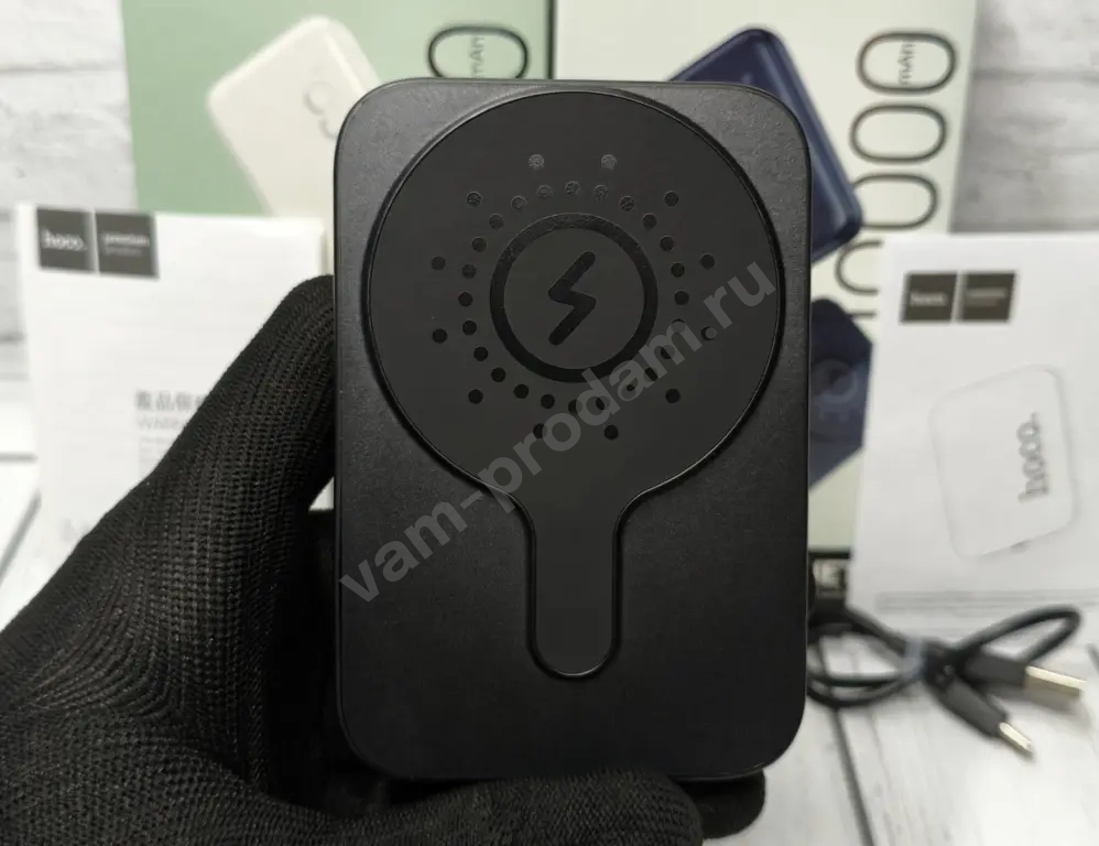 Повербанки Магнитные MagSafe для Айфона и Андроид, 10000мАч. Оригинал, Новые