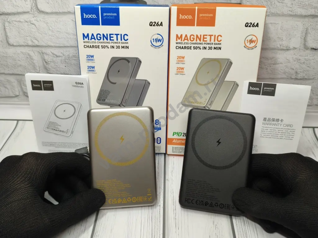 Повербанки MagSafe для Айфона и Андроид, 10000мАч. Оригинал, Новые