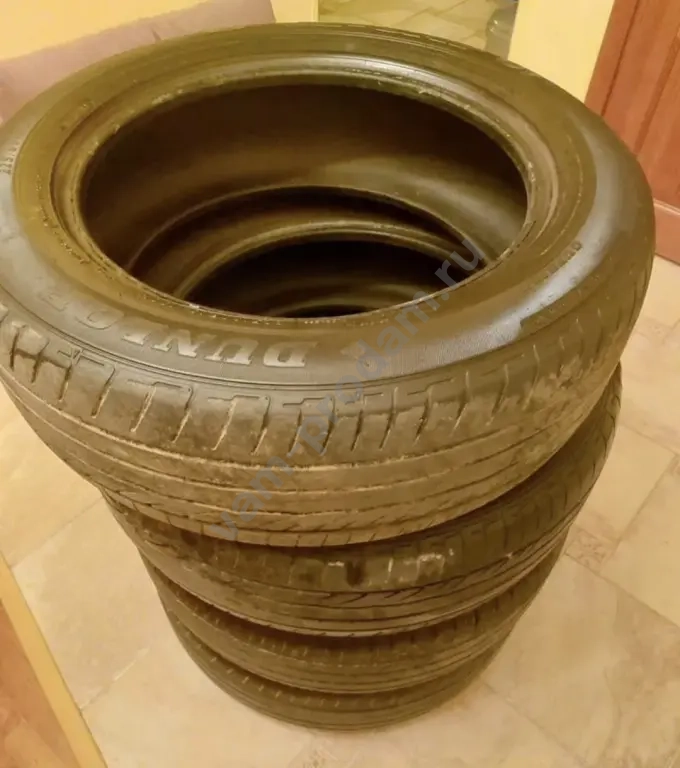 Шины 225r18 60 DUNLOP H100, б/у, 4 шт