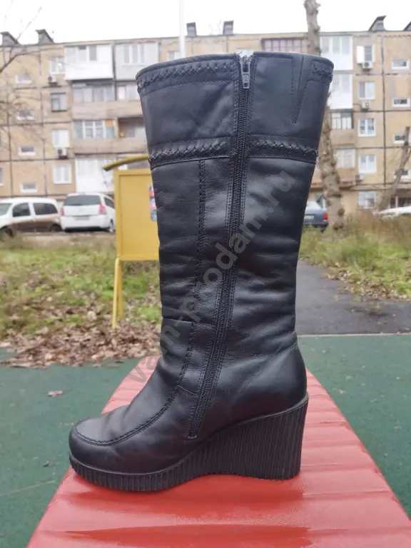 Сапоги женские 38 р. кожаные Беларусь