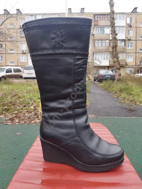 Сапоги женские 38 р. кожаные Беларусь