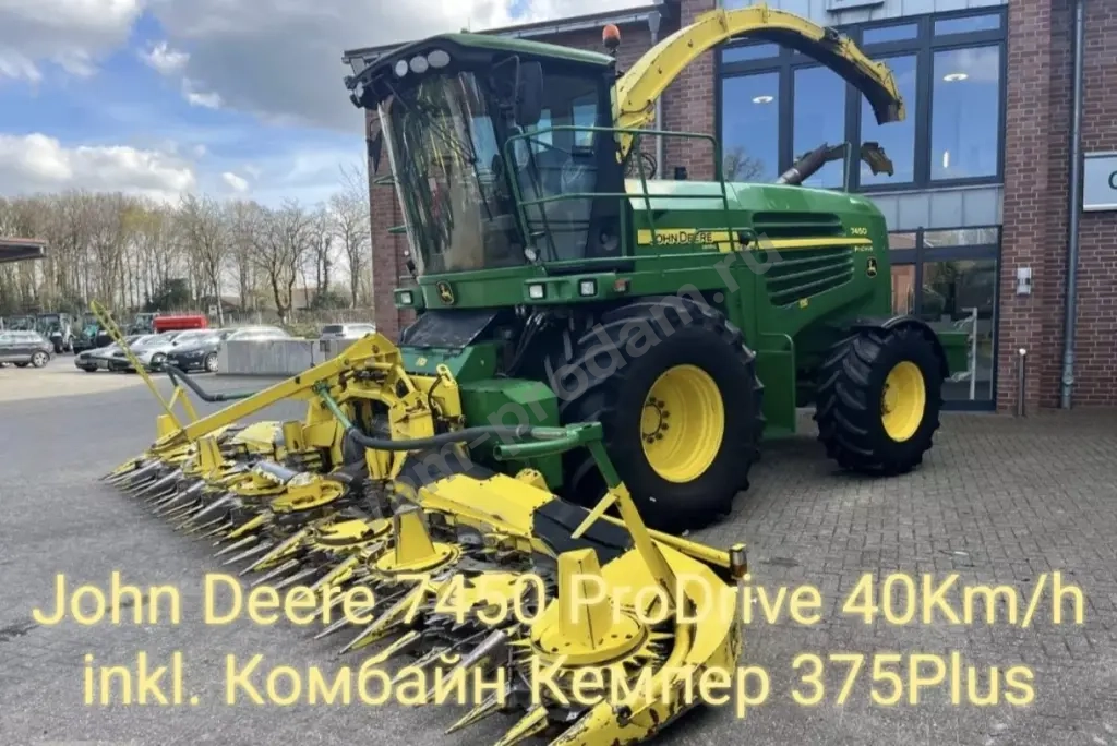 Продается самоходный кормоуборочный комбайн John Deere 9700i + жатка Kemper 475Plus
