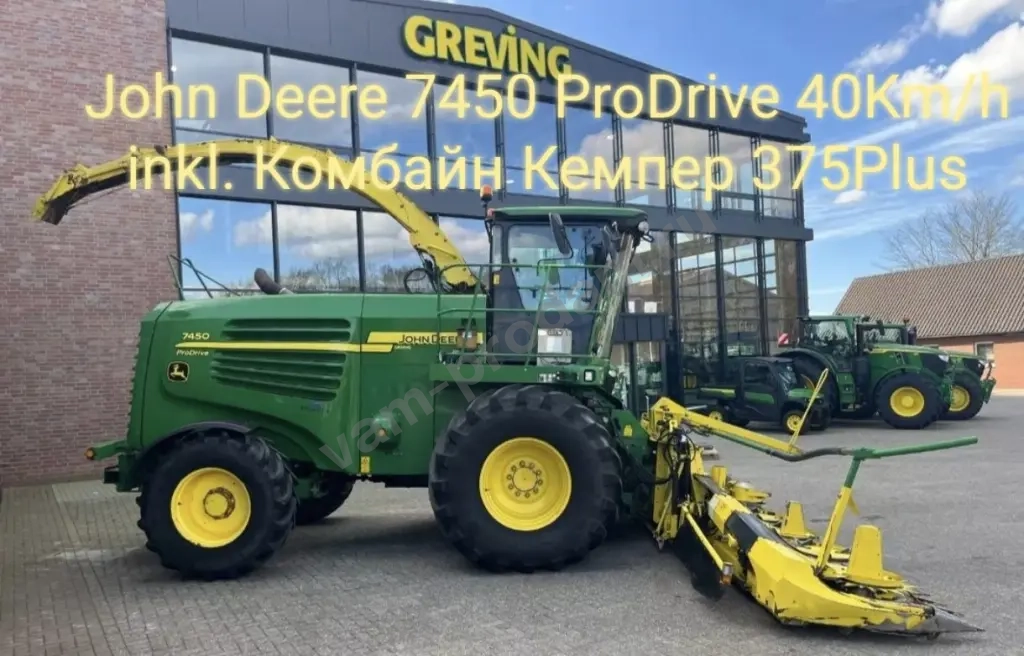 Продается самоходный кормоуборочный комбайн John Deere 9700i + жатка Kemper 475Plus