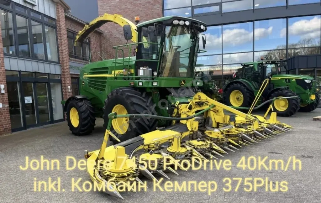 Продается самоходный кормоуборочный комбайн John Deere 9700i + жатка Kemper 475Plus