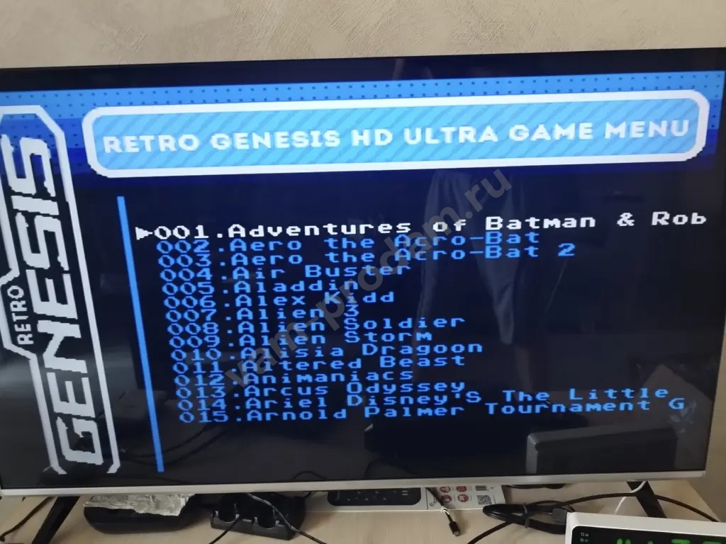 Retro Genesis HD Ultra 225 игр