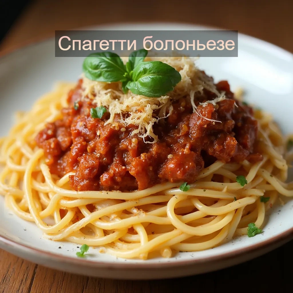 🍝 Спагетти Болоньезе 🍅🧄 
Классический итальянский рецепт с сочной мясной подл…
