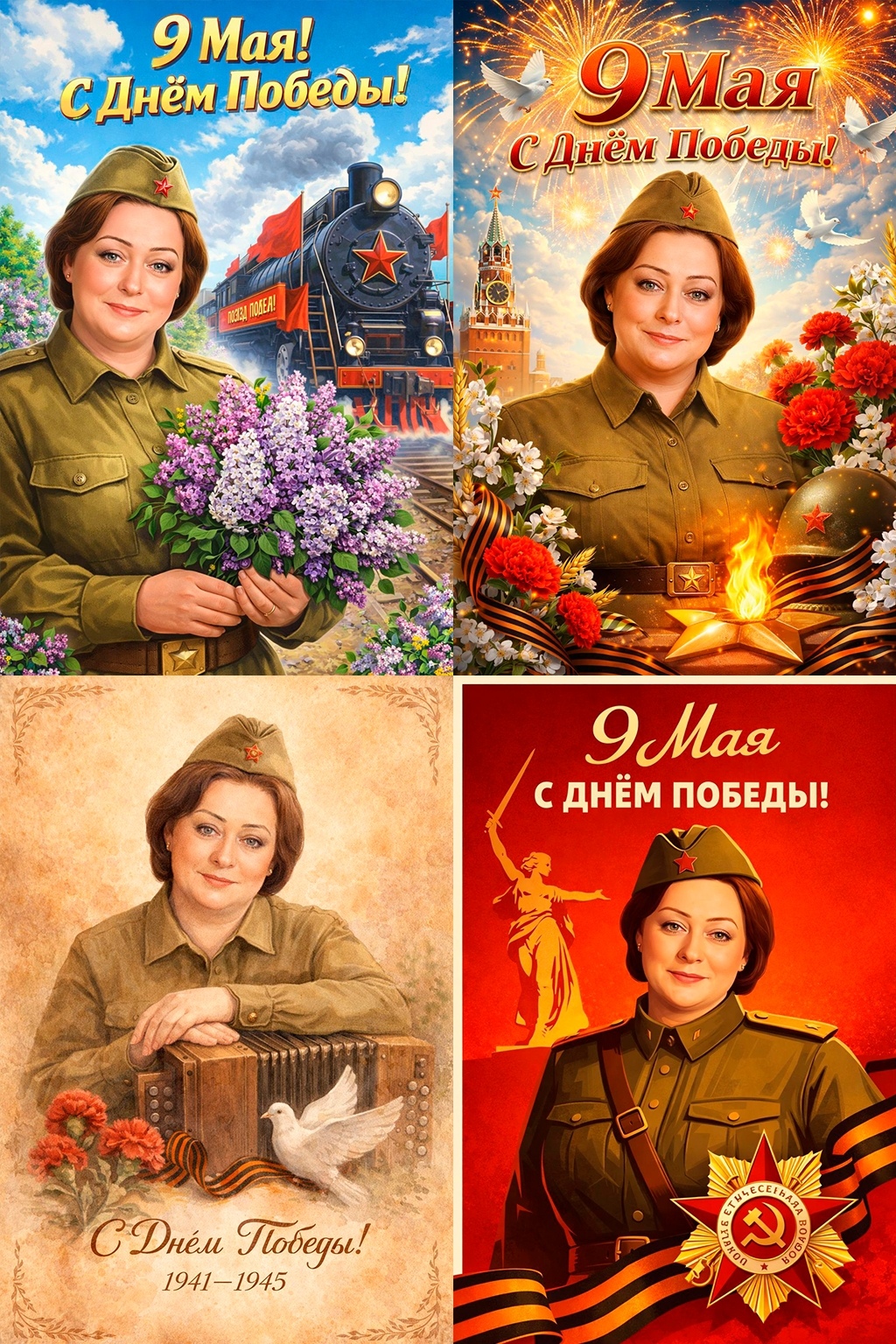 Сделайте из своих фото красивые открытки на 9 Мая, быстро и бесплатно тут 👉 vk.…