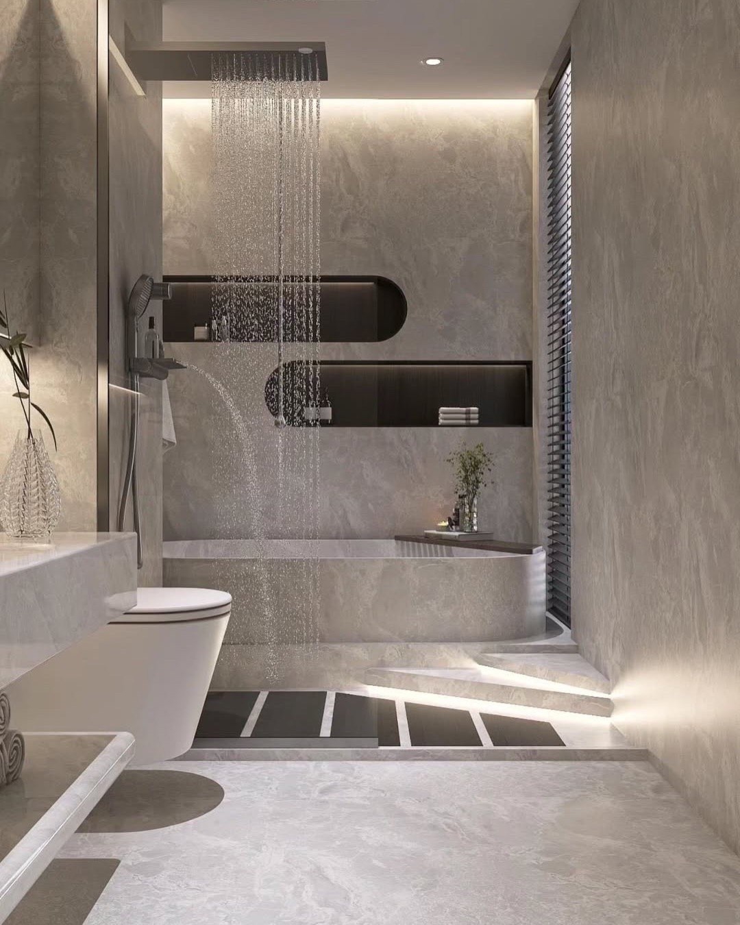 Оцените интерьер ванной комнаты 🥰