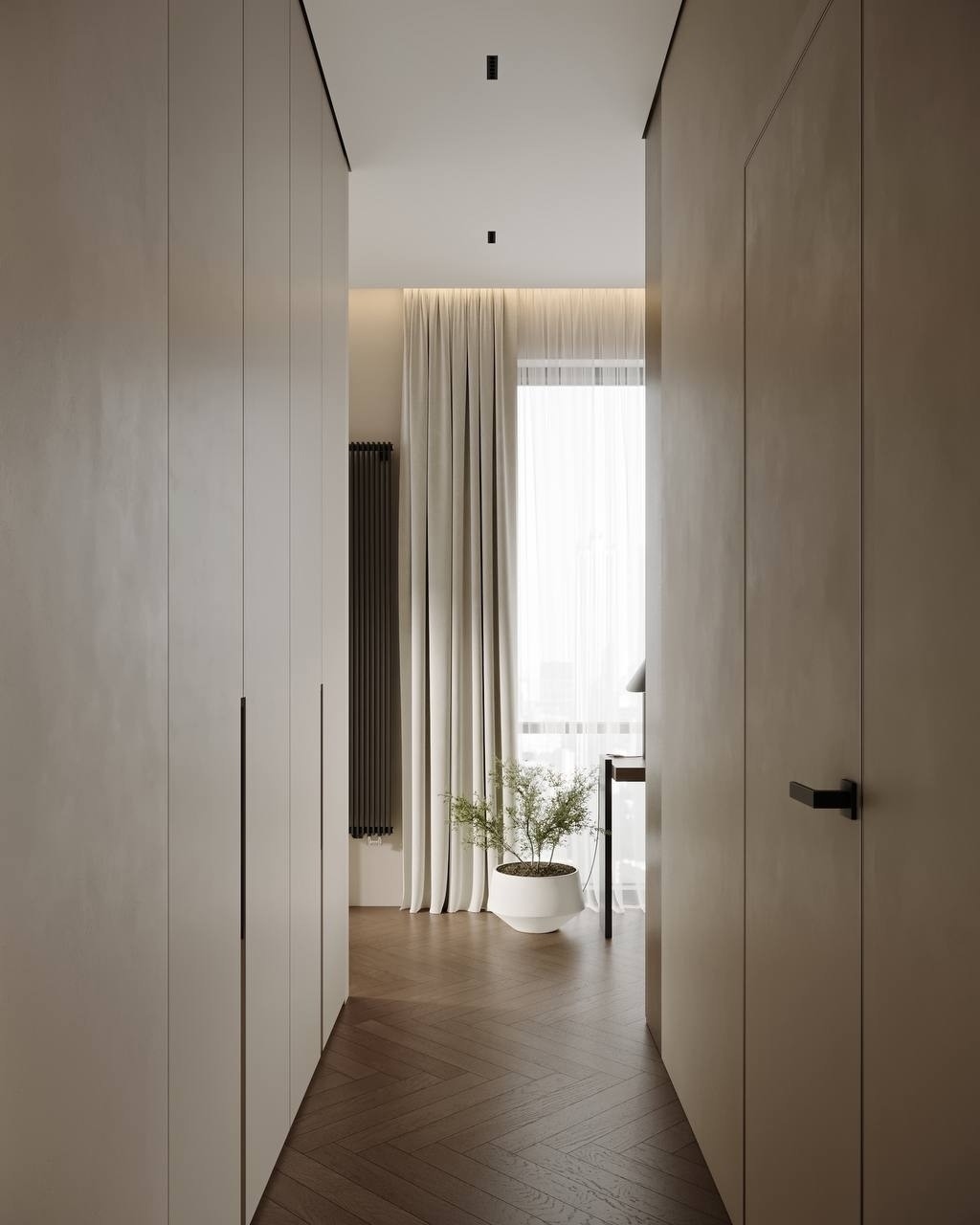 Спальня с зоной кабинета 23,84 м².