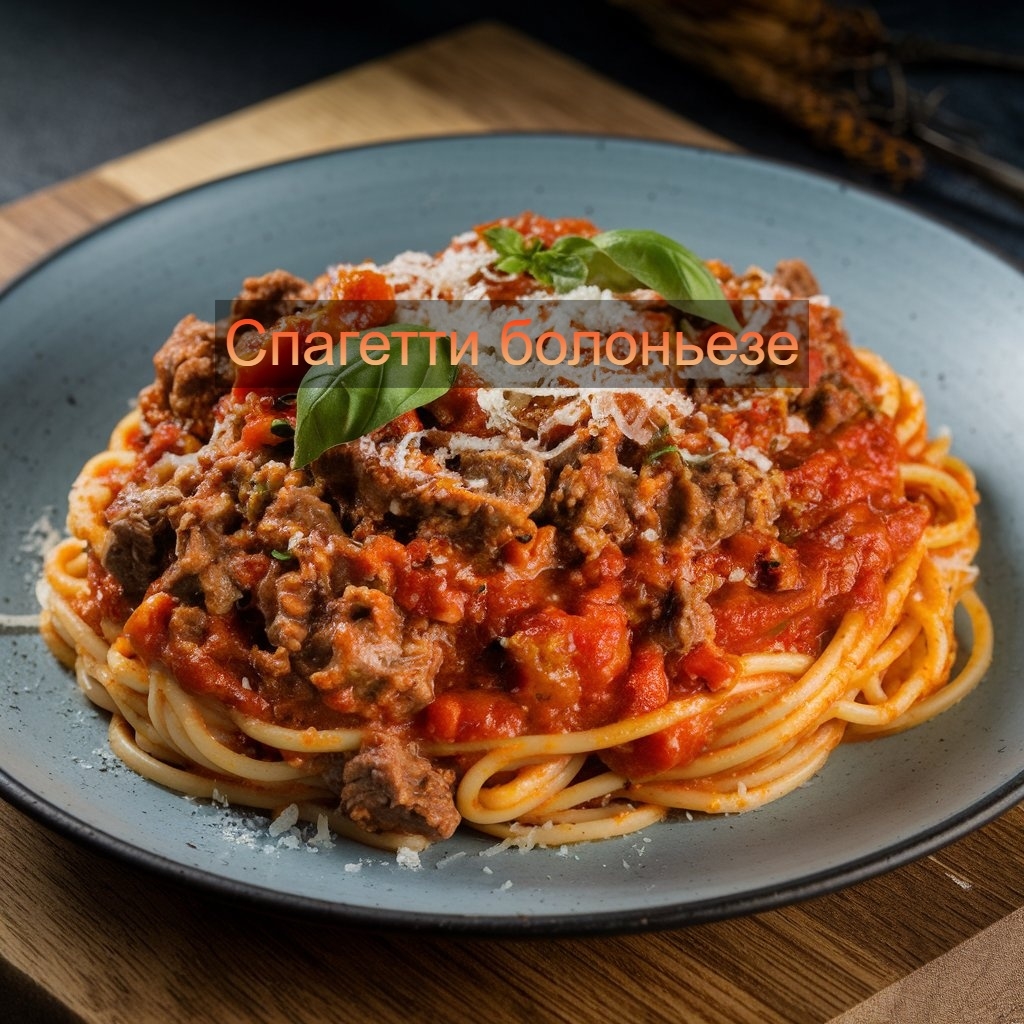 🍝 Спагетти Болоньезе 🍅 
Ингредиенты: 
 
Спагетти — 400 г 🍝 
Говяжий фарш — 30…