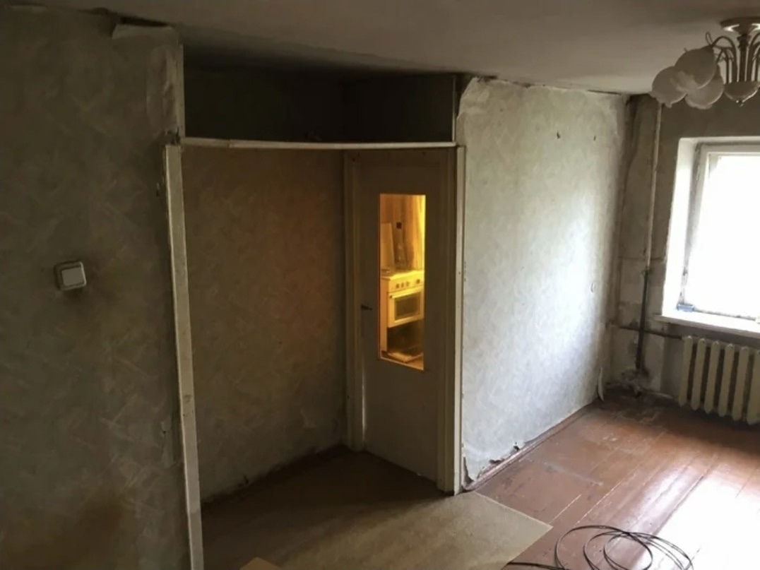 Ремонт гостиной в хрущевке!🤍 Фото до/после. Как вам такой результат? Пишите в к…