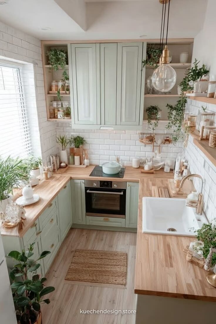 Живые маленькие кухни 😍