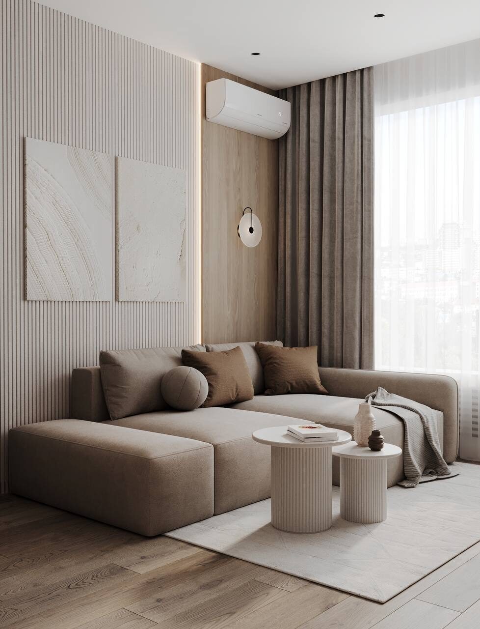Кухня-гостиная 20,44м² в Москве, ЖК «Holland park»

«В основе интерьера светлые,…