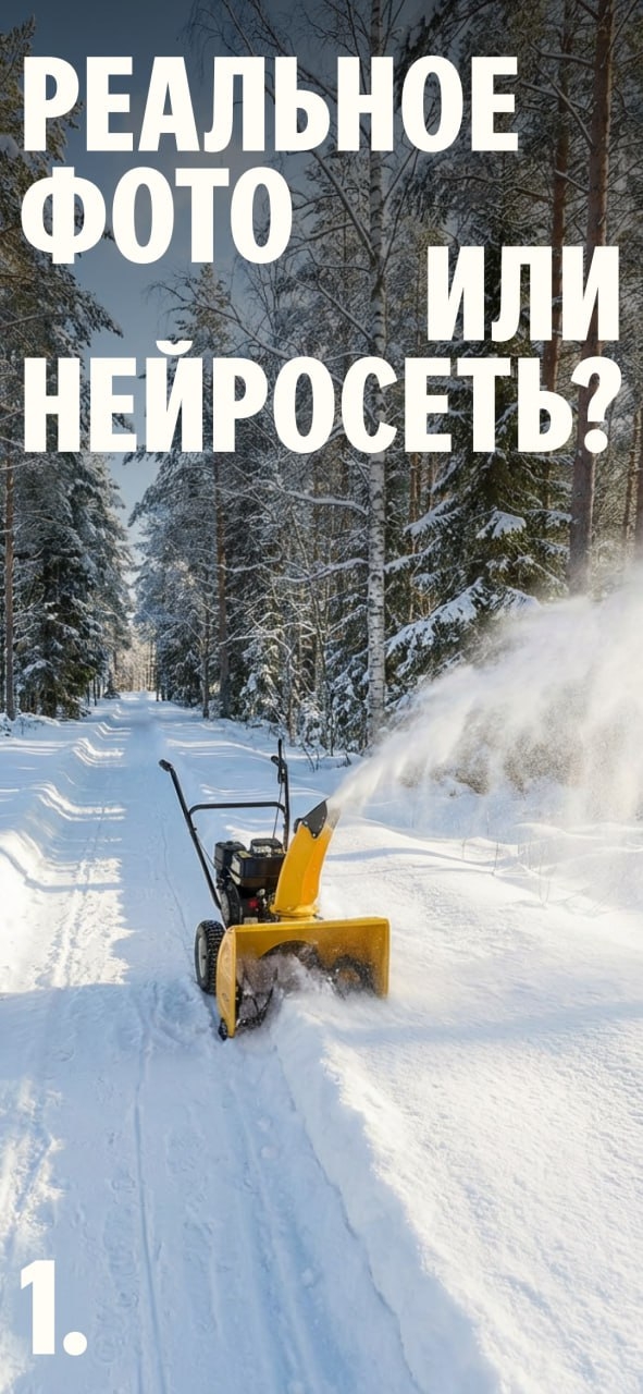 🧸 Февраль 🧸

Угадайте, где реальное фото, а где нейросеть 👀

Если в нашей игр…