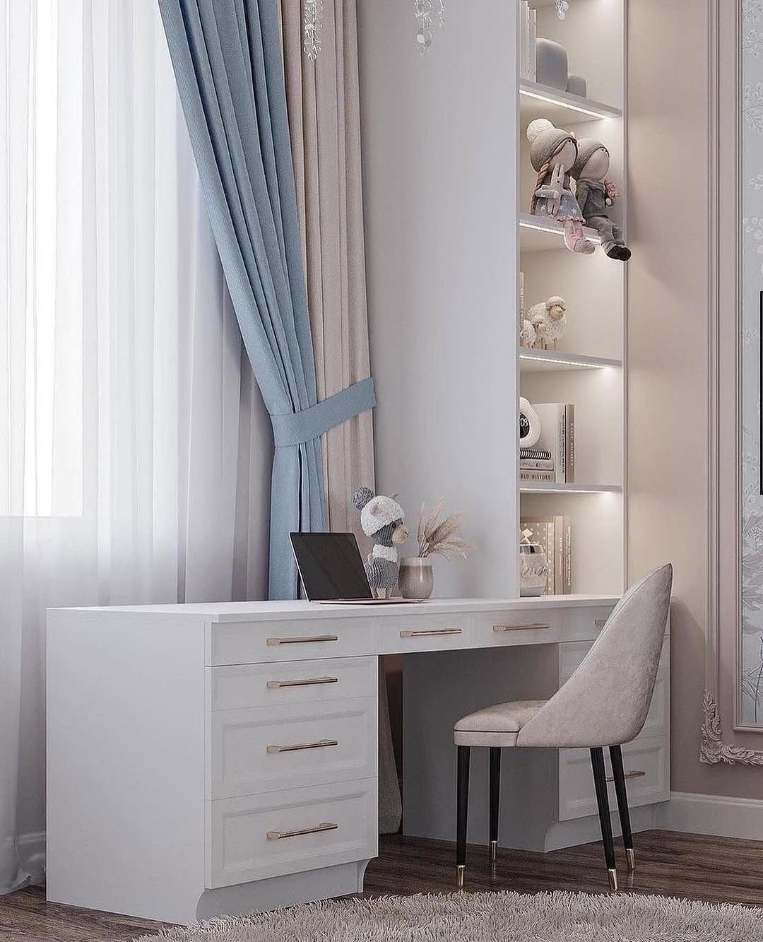 Оцените дизаи‌н-проект детскои‌ комнаты🥰