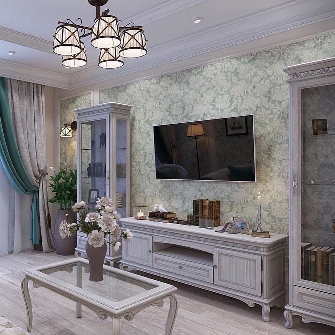Гостиная в классическом стиле. Нравится: да или нет?🥰