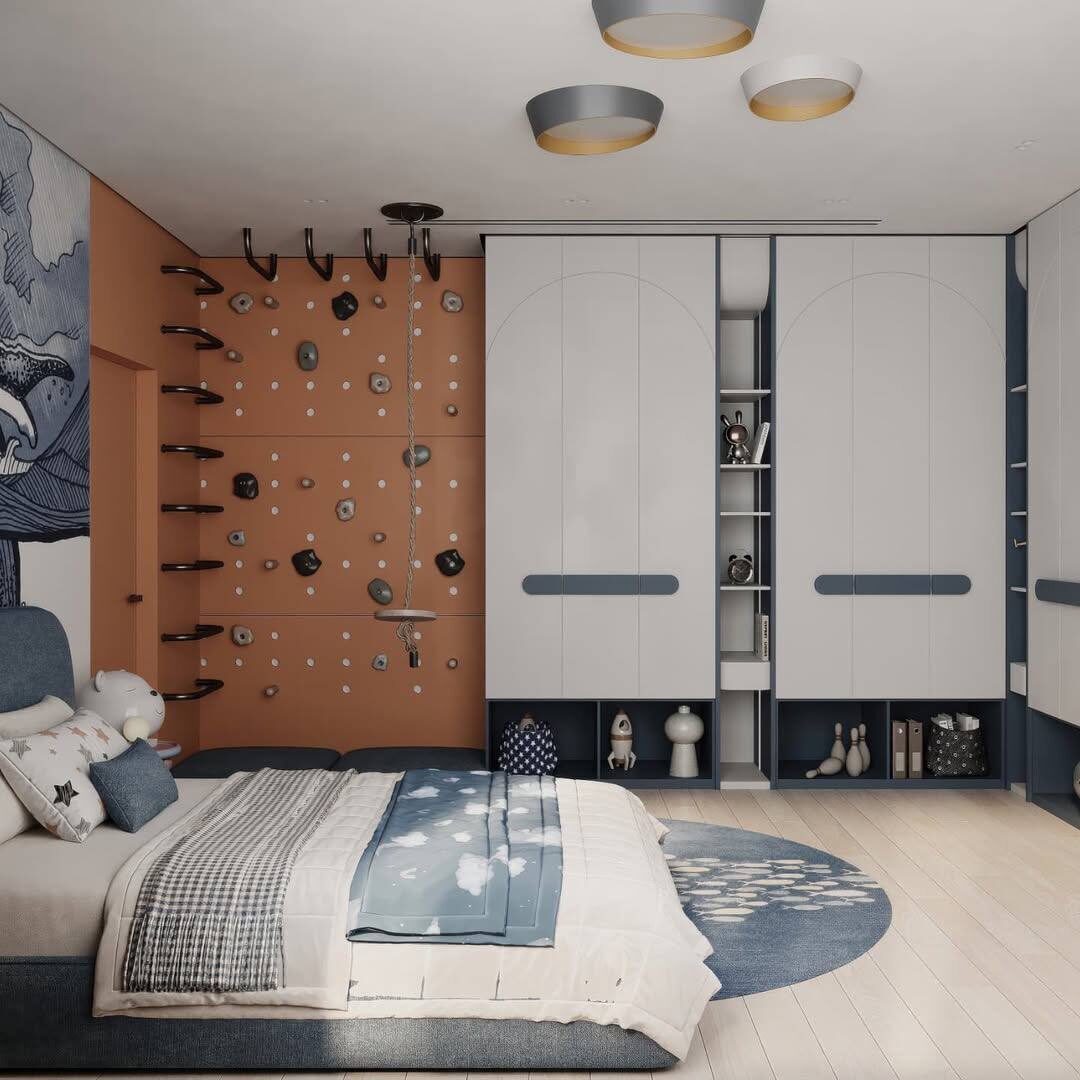 Детская комната для мальчика.

Площадь: 20 m² 
Автор проекта: Студия дизайна ДД.