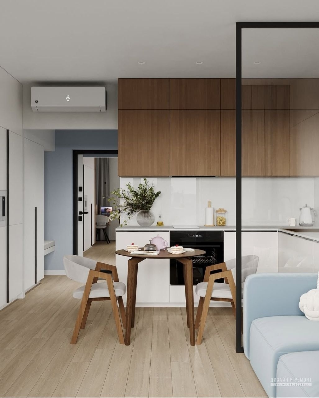 Квартира-студия 26 м² для девушки
⠀