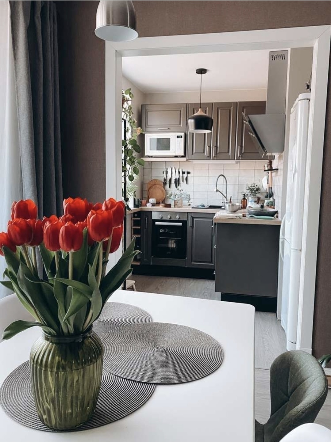 Кухня в хрущевке!😍 Что думаете о таком результате? Пишите ваши мысли в коммента…