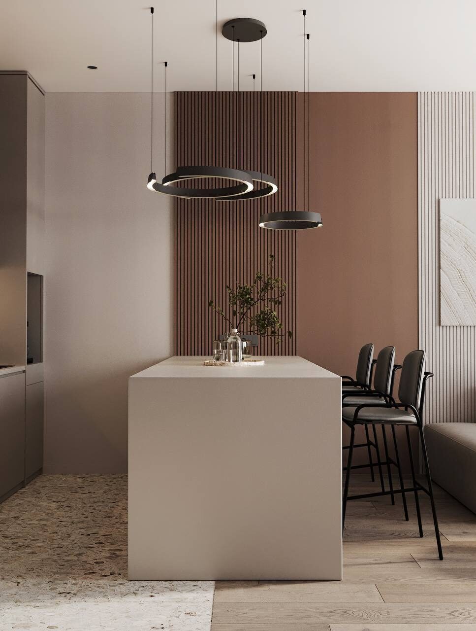 Кухня-гостиная 20,44м² в Москве, ЖК «Holland park»

«В основе интерьера светлые,…