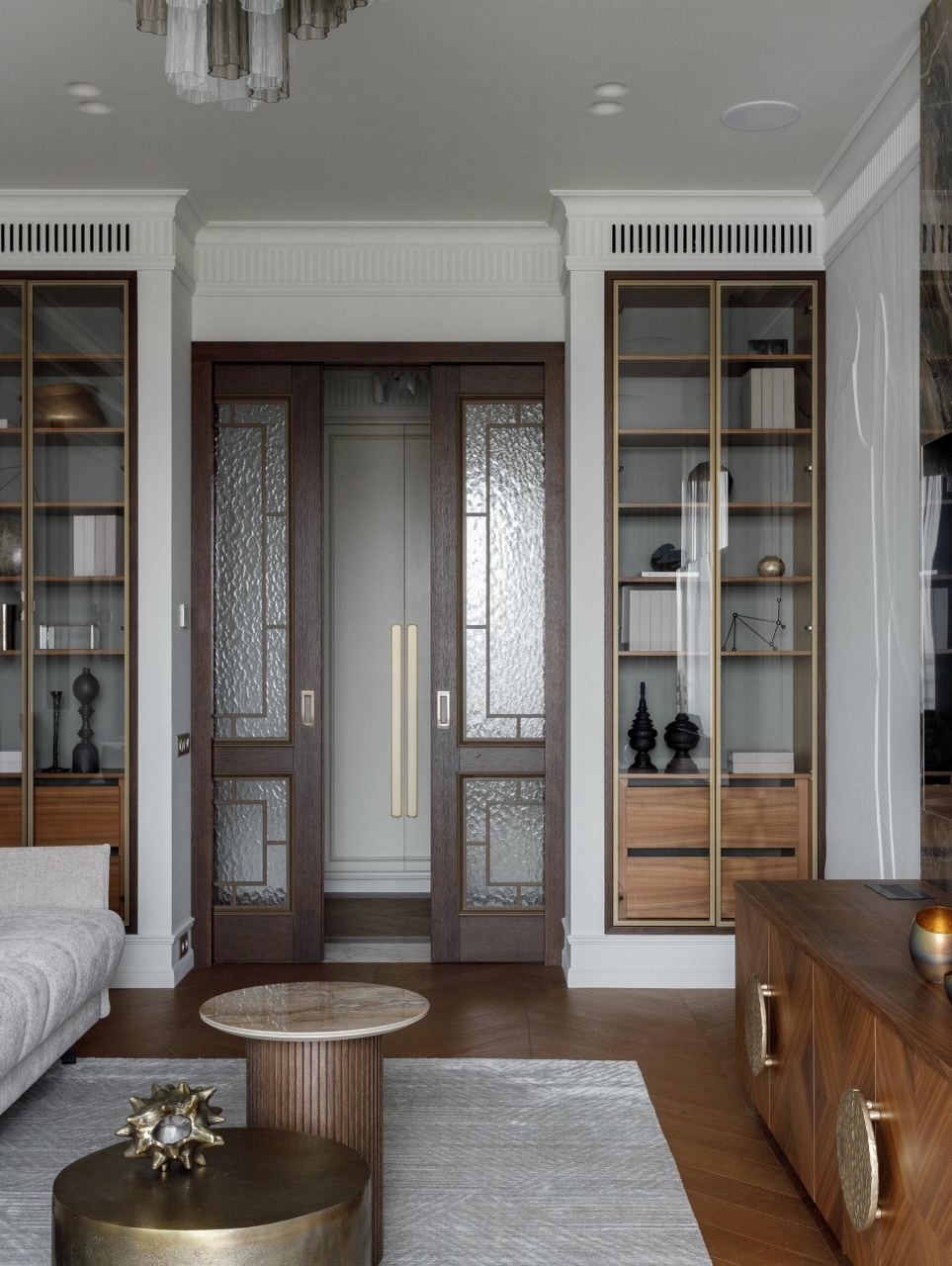 Американская классика в московской квартире площадью 140 м²