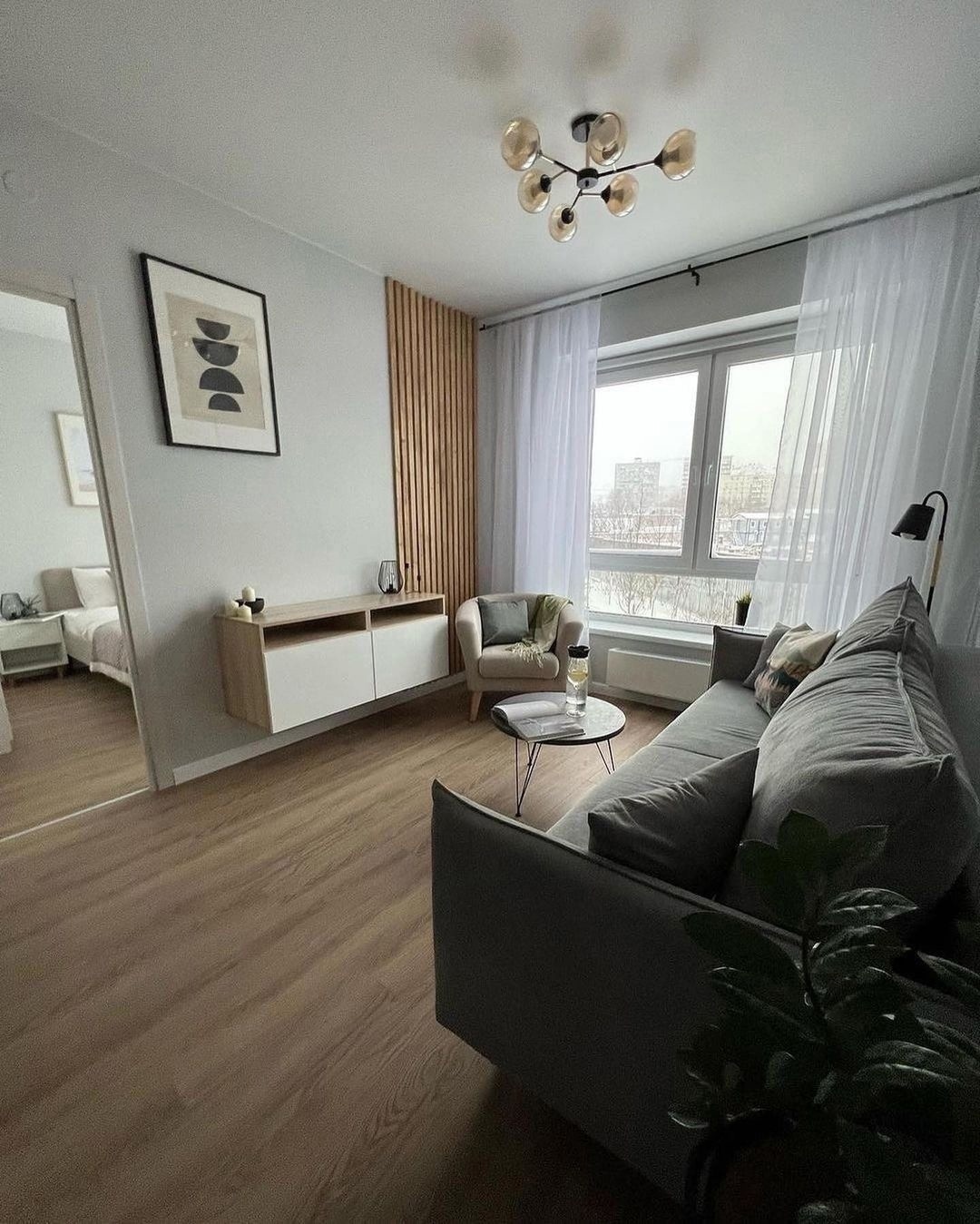 Площадь квартиры 38 м2