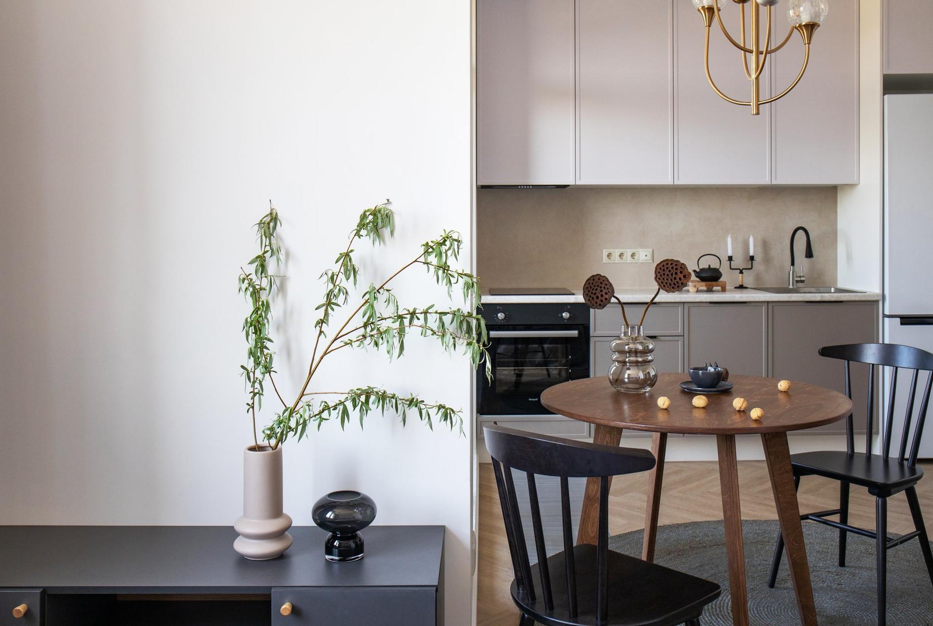 Интерьер квартиры 28,8 м² (31,7 м² с лоджией) в Санкт-Петербурге.