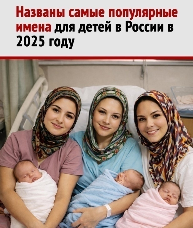 🔥 Статистика имён новорождённых за 2025 год удивила отсутствием сюрпризов. Без …