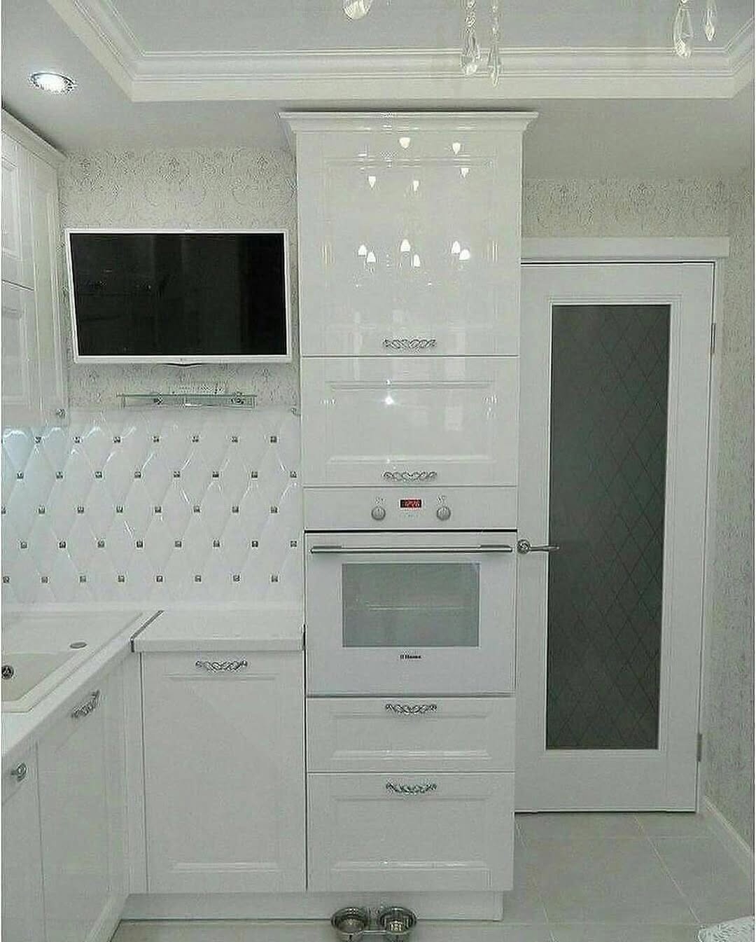 Белоснежная кухня: за или против?🥰