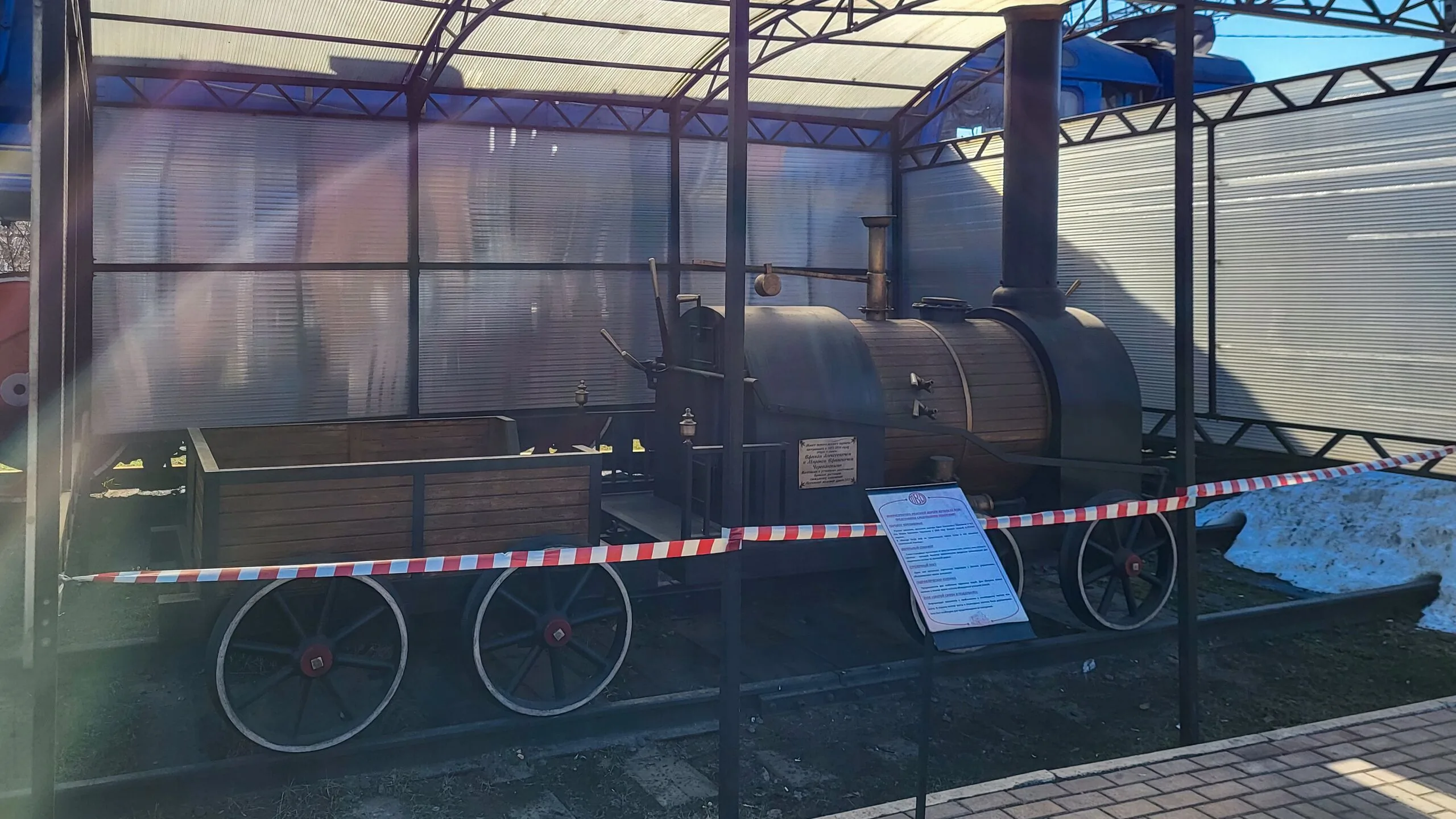 Реконструкция первого русского паровоза братьев Черепановых