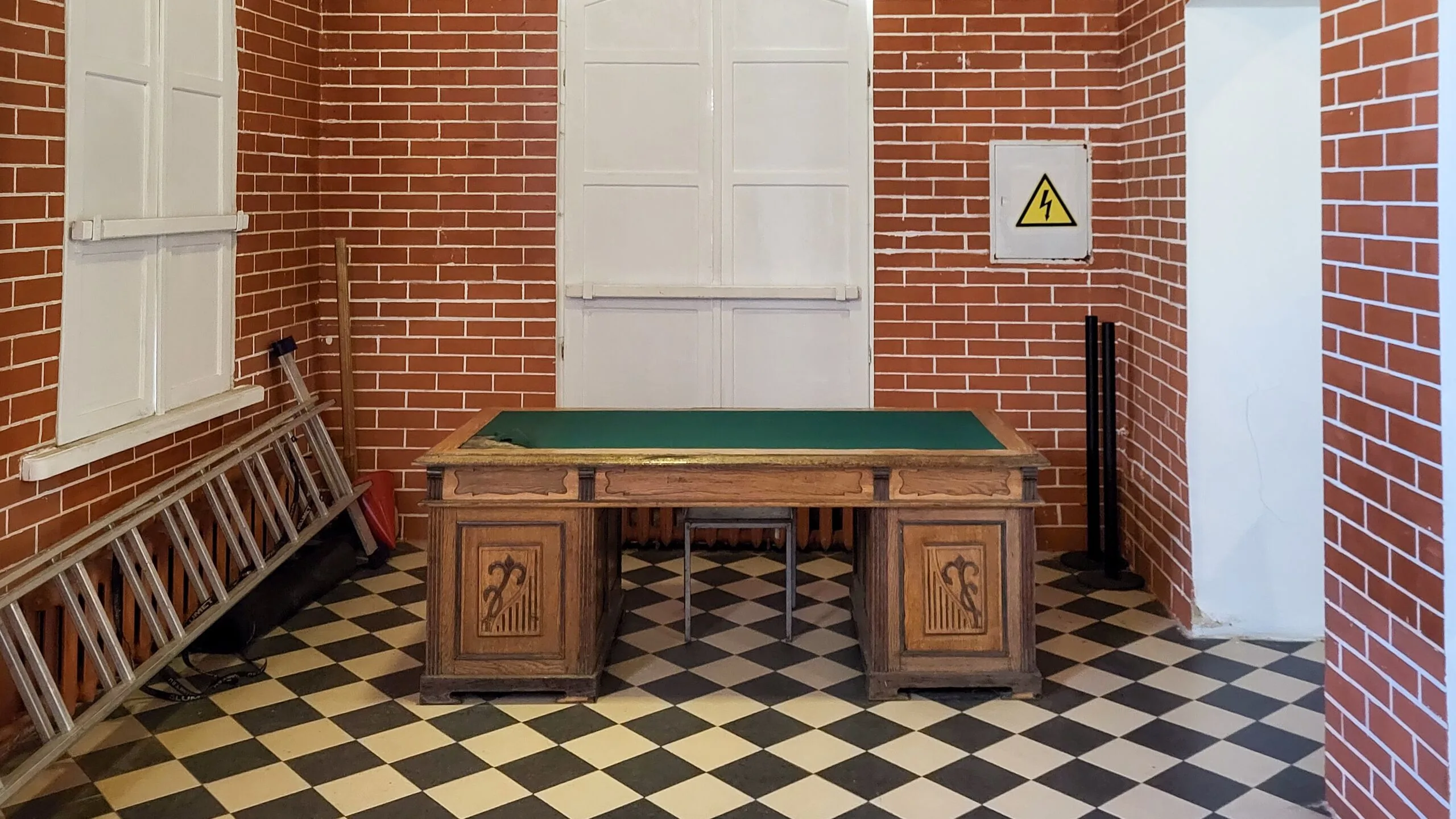 Экспозиция внутри водонапорной башни