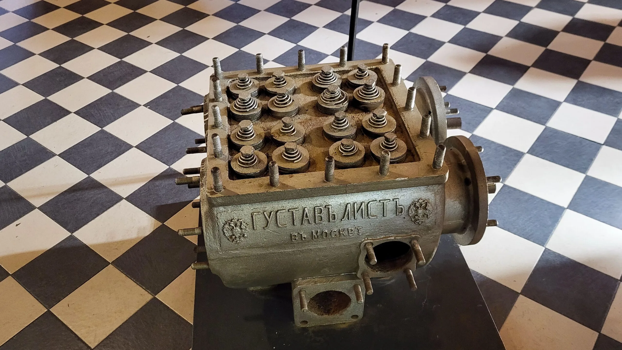 Экспозиция внутри водонапорной башни