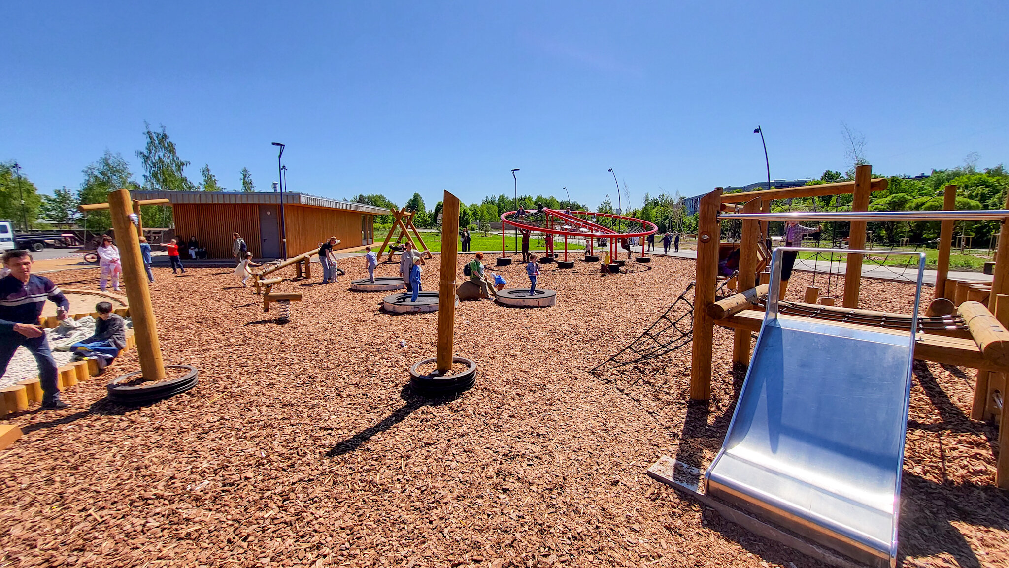 Детская площадка в парке А.Г.Венецианова