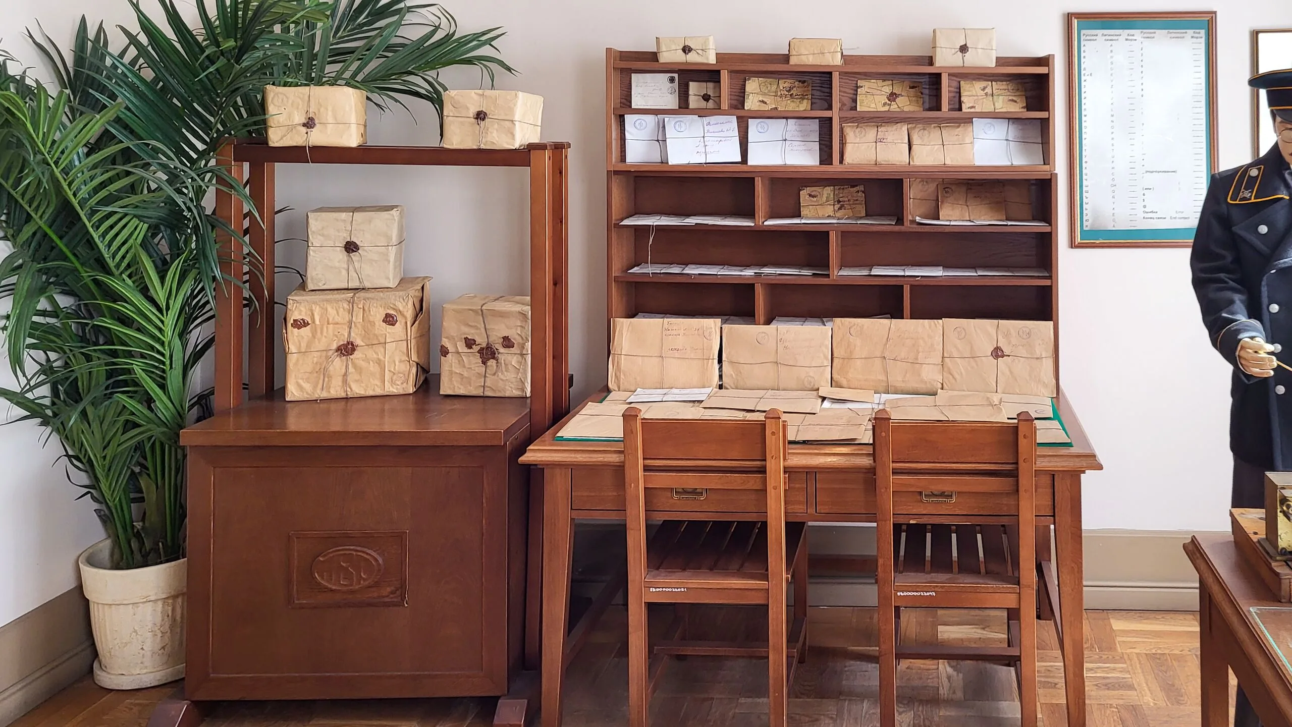 Почта в здании вокзала