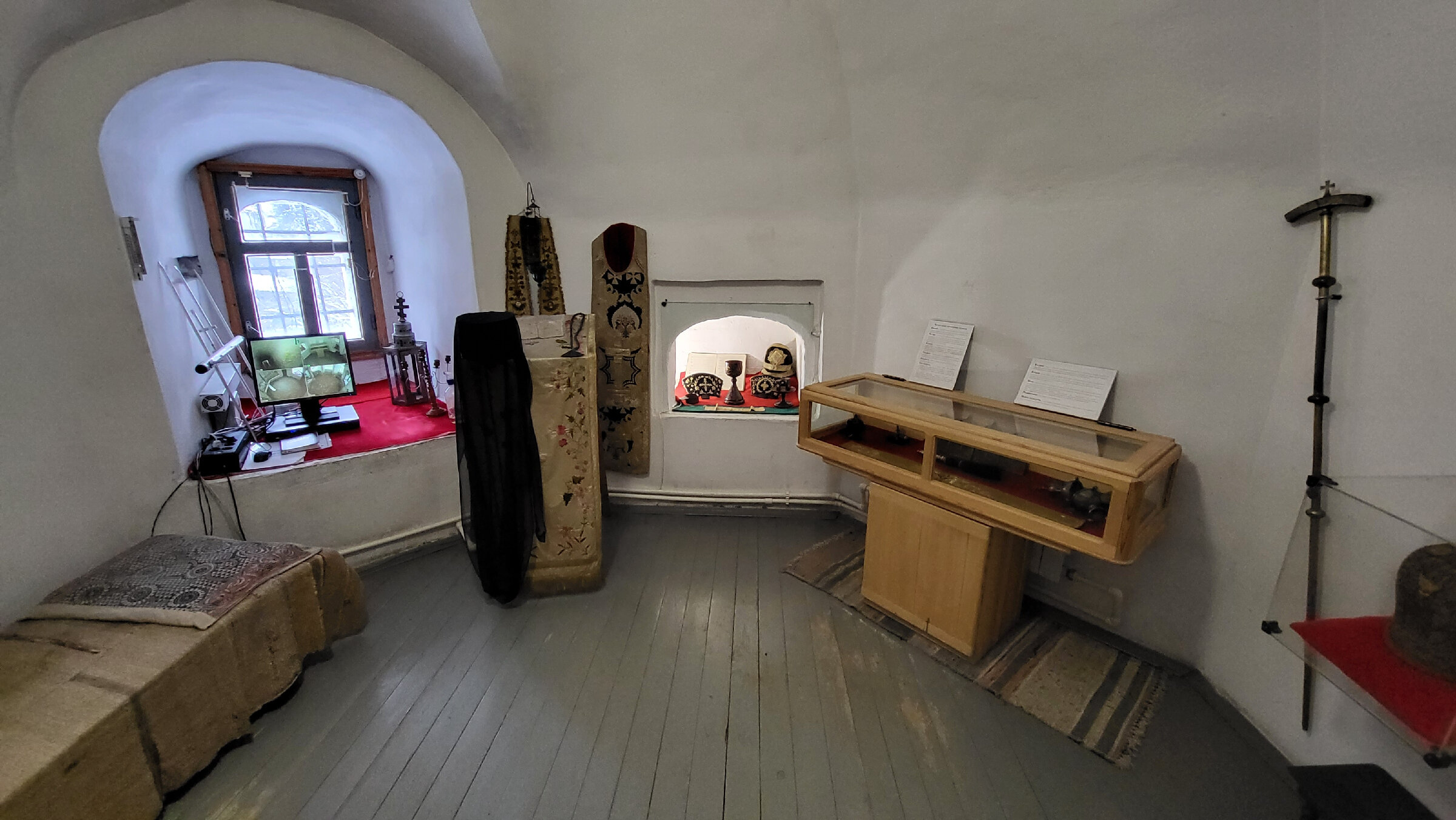 Экспозиция музея в Шатровой колокольне