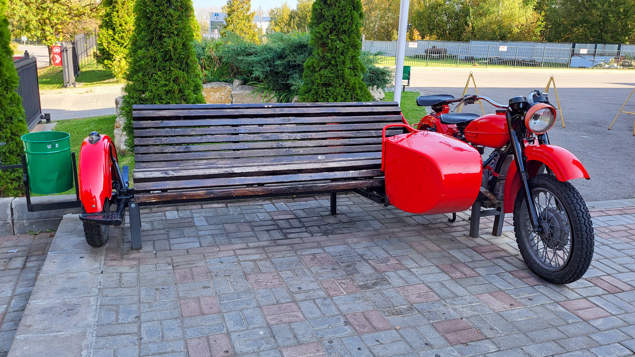 Скамья &laquo;Мотоцикл&raquo;