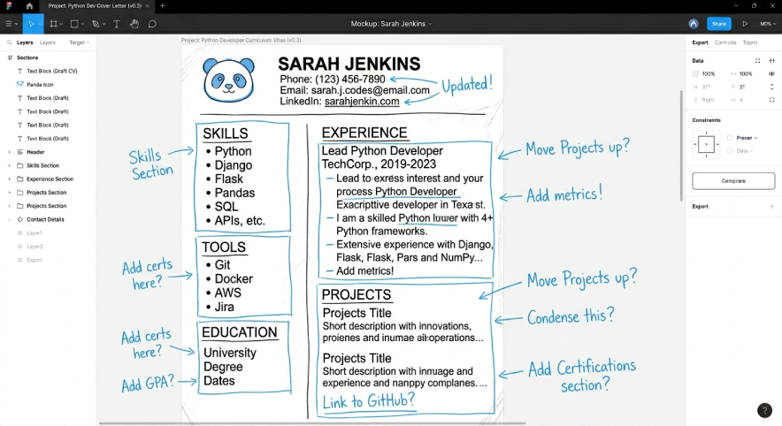 Подготовка резюме Python-разработчика