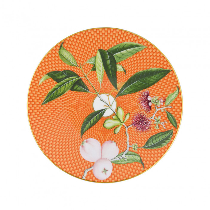 Комплект тарелок салатных Raynaud TRESOR FLEURI, D22 см, 4 шт