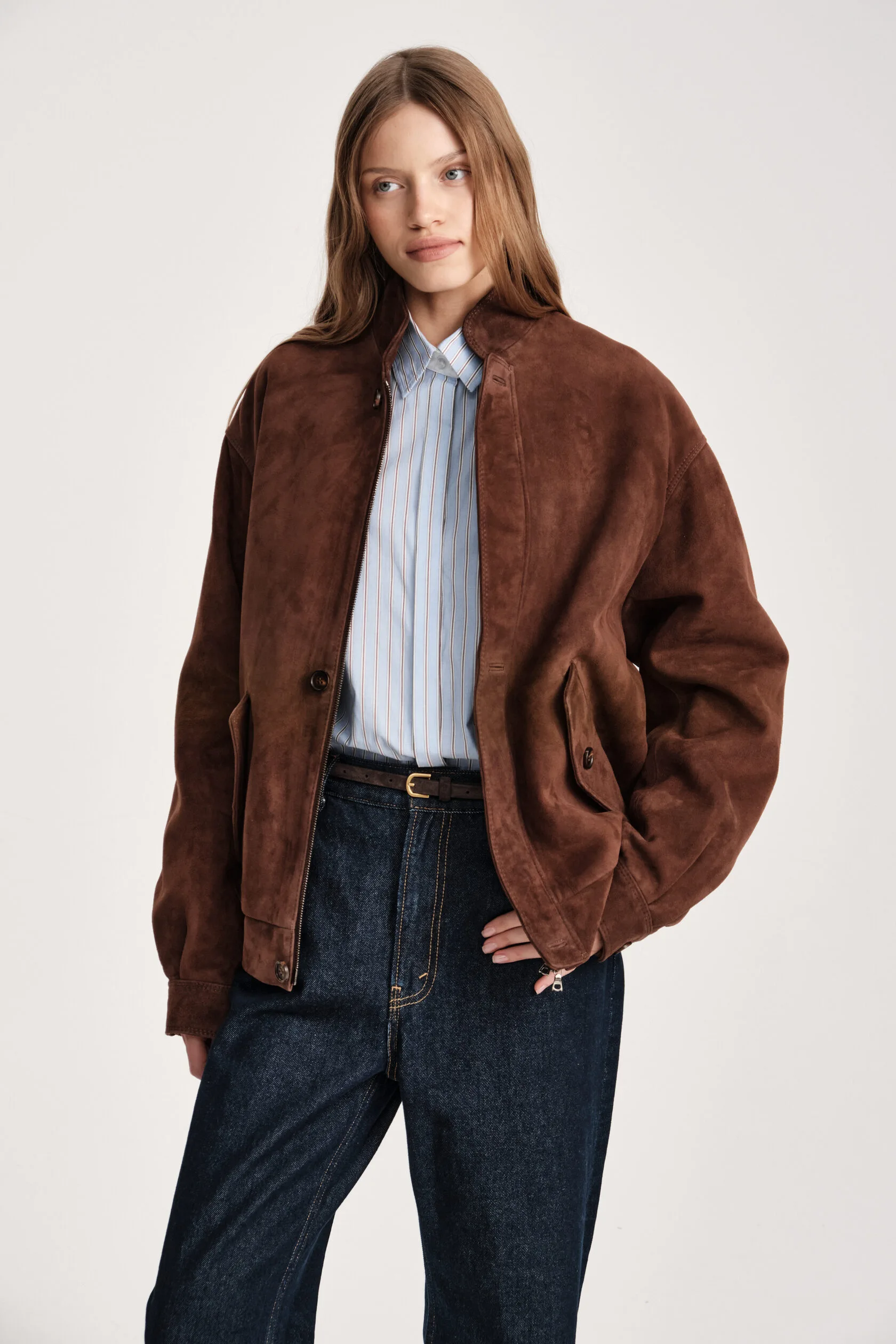Бомбер Paltrow suede