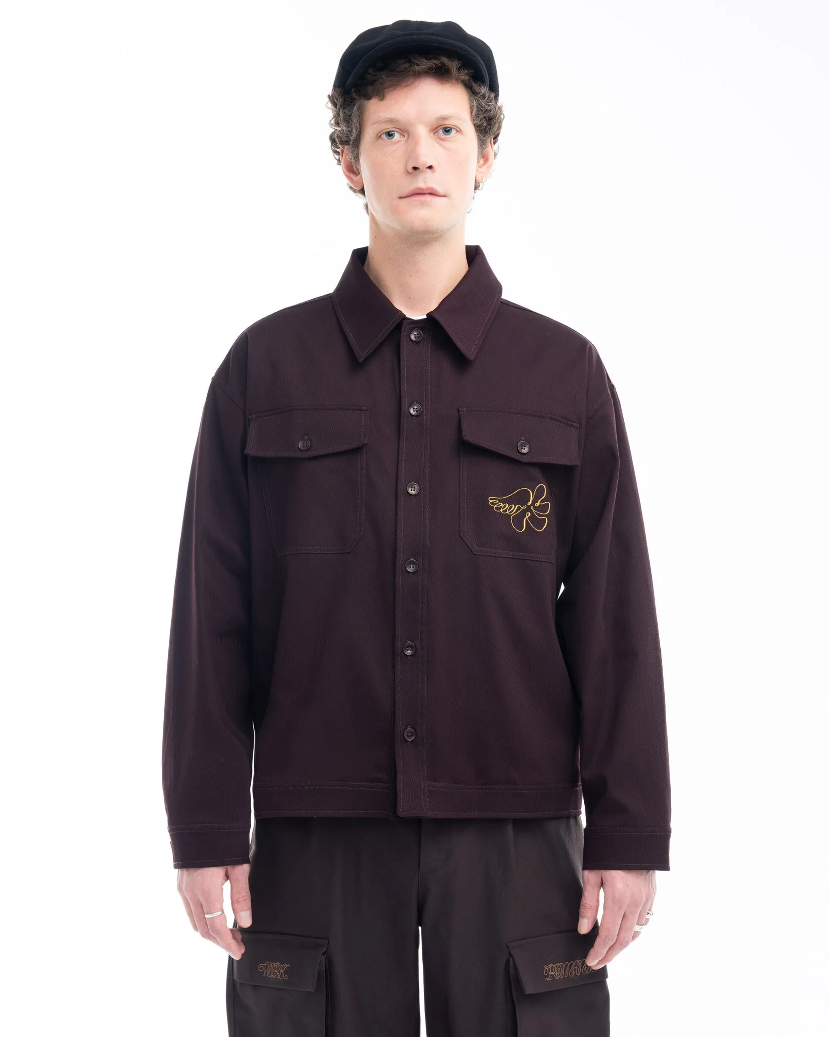 Рубашка kuzma Dayshirt 2.0 Work &amp; Romance винная диагональ