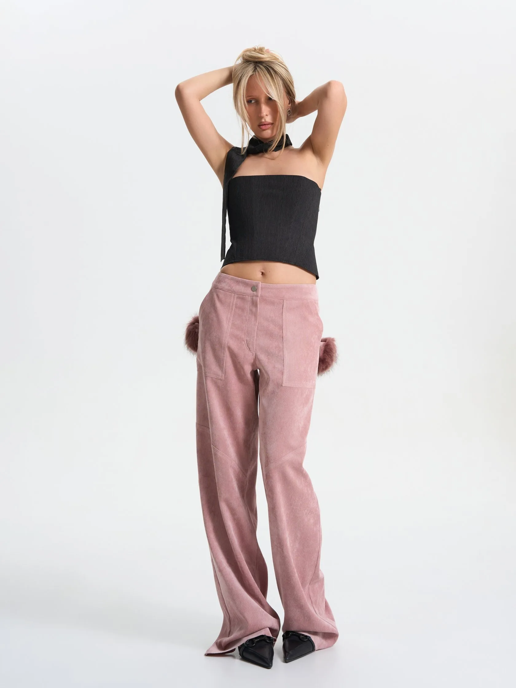 Корсет с шарфом Skinny