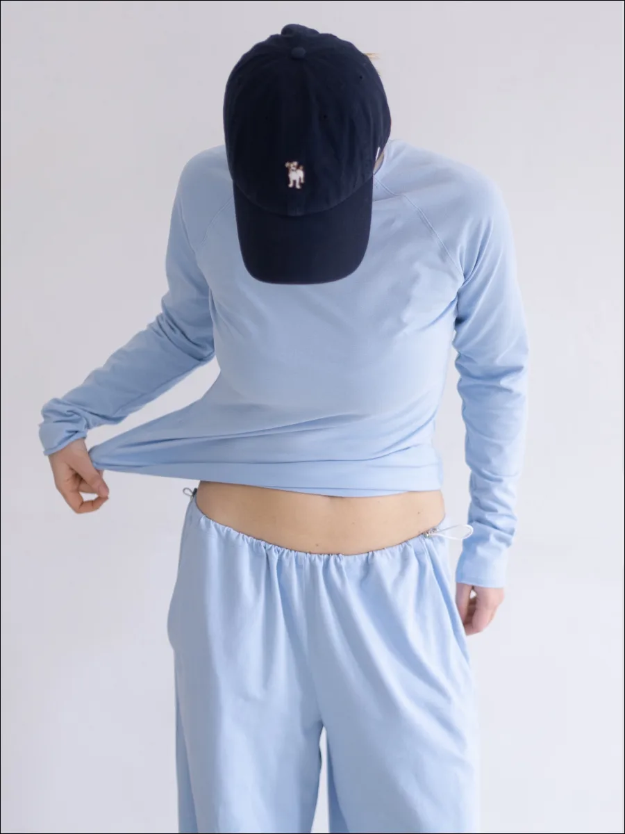 ЛОНГСЛИВ SLIM FIT НЕБО