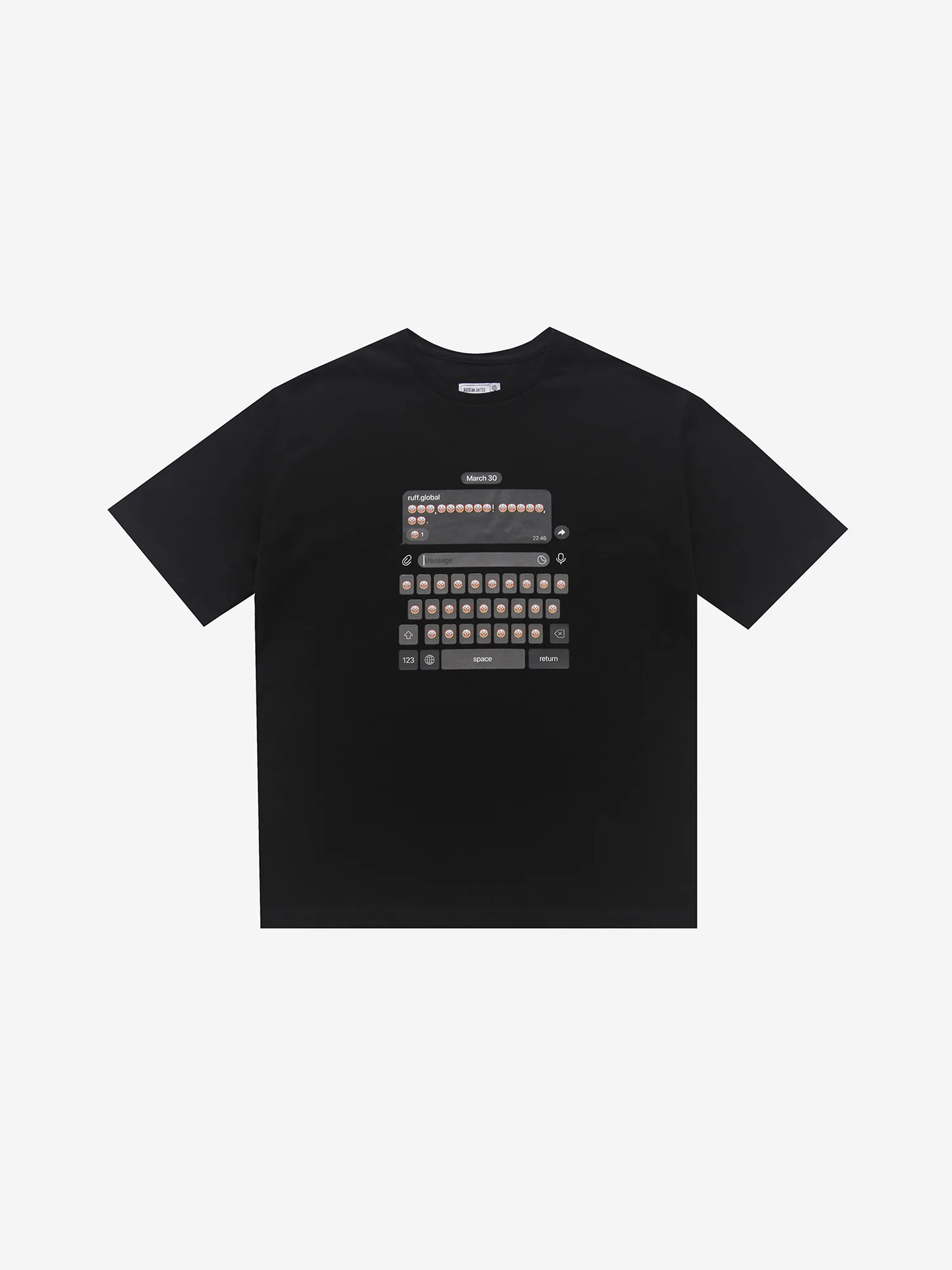 Хлопковая футболка "Clown Keyboard"