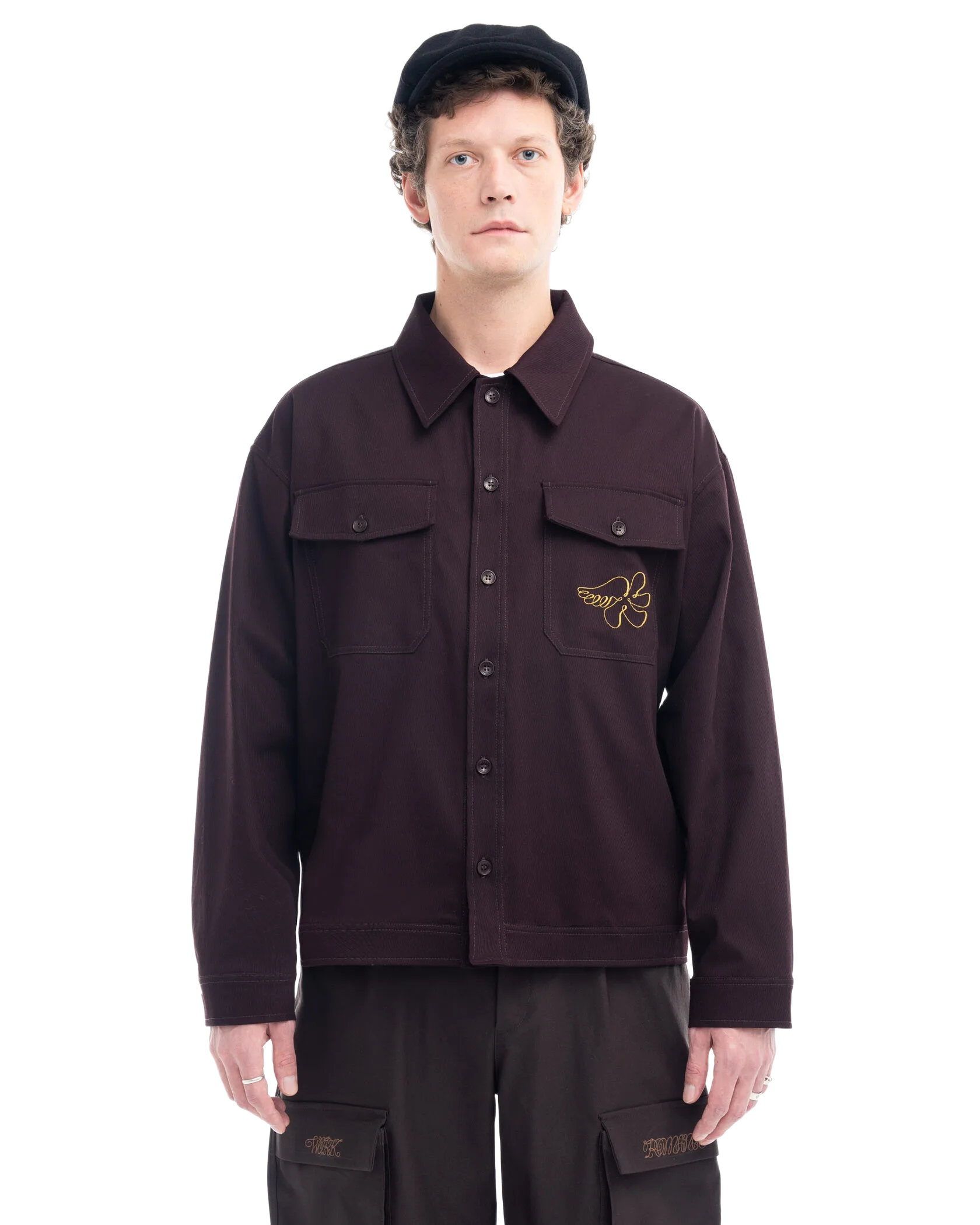 Рубашка kuzma Dayshirt 2.0 Work &amp; Romance винная диагональ