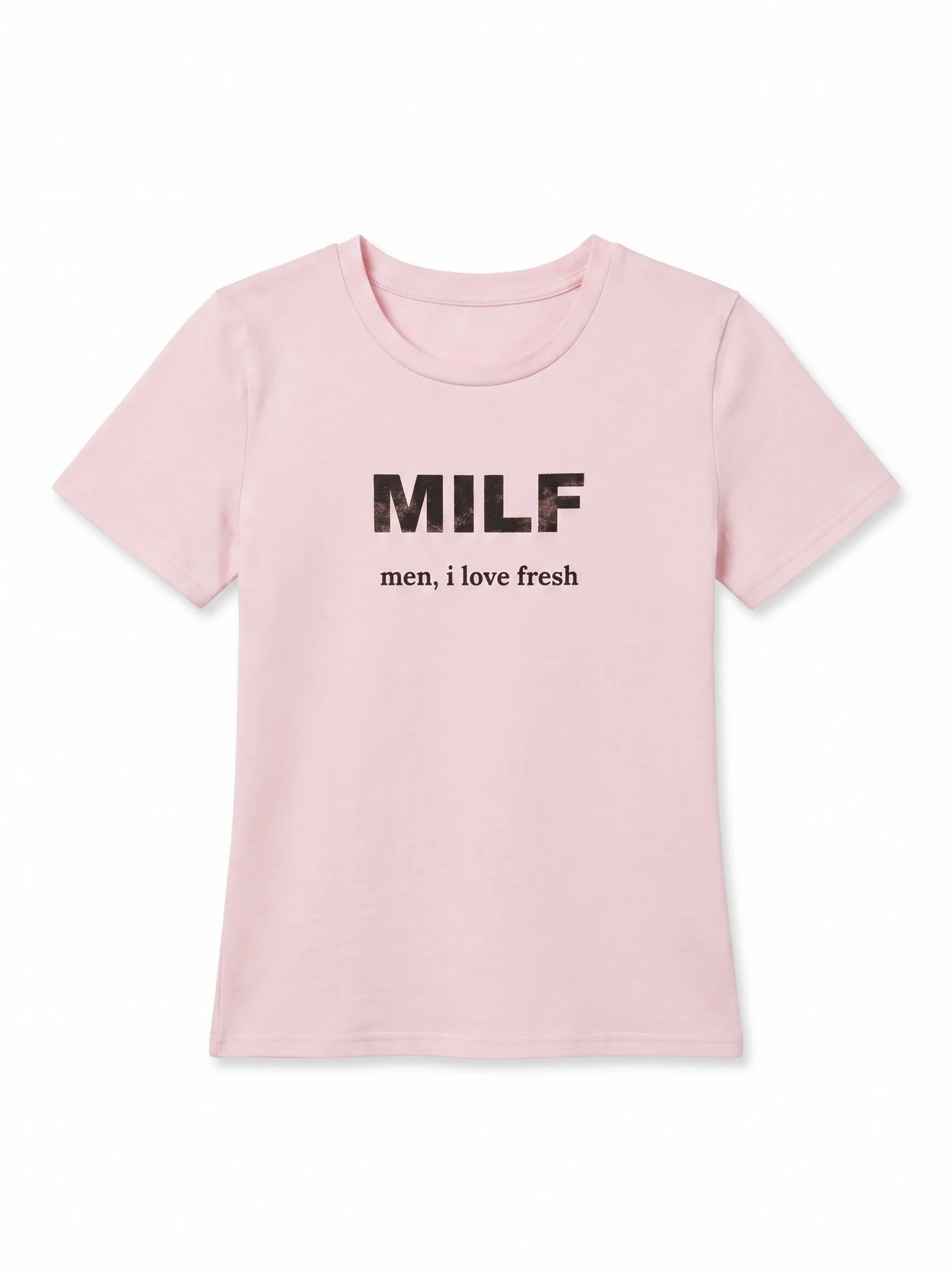 Футболка приталенная "Milf"