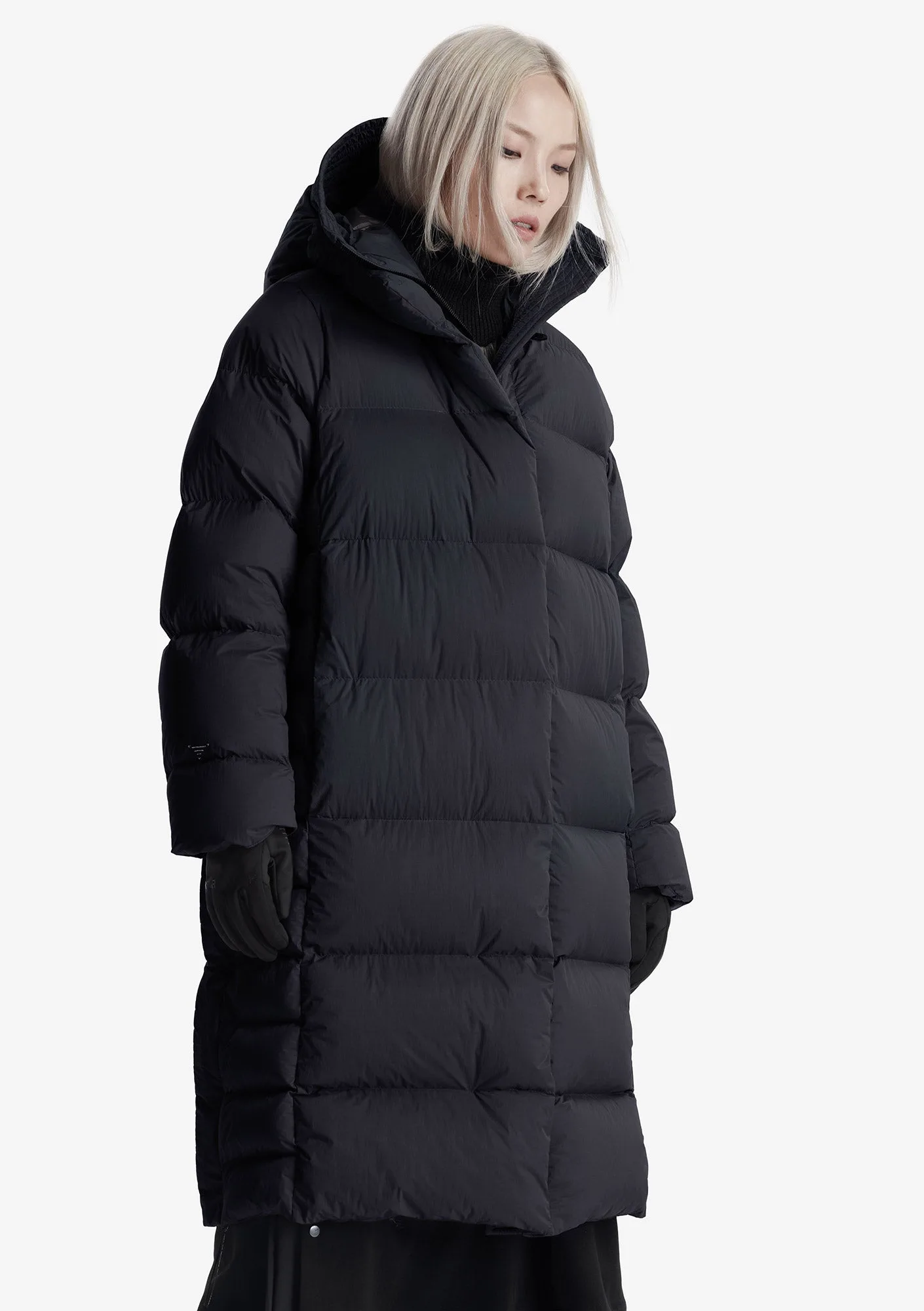 Длинный пуховик AITKEN Qw503